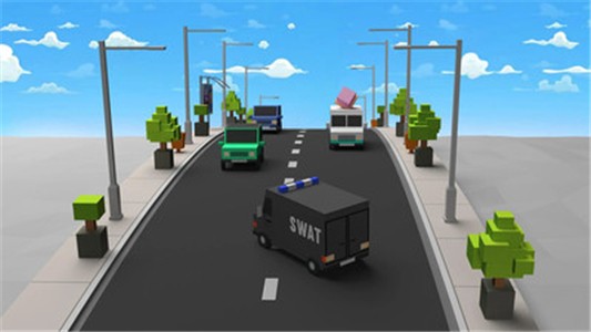 疯狂的汽车道路