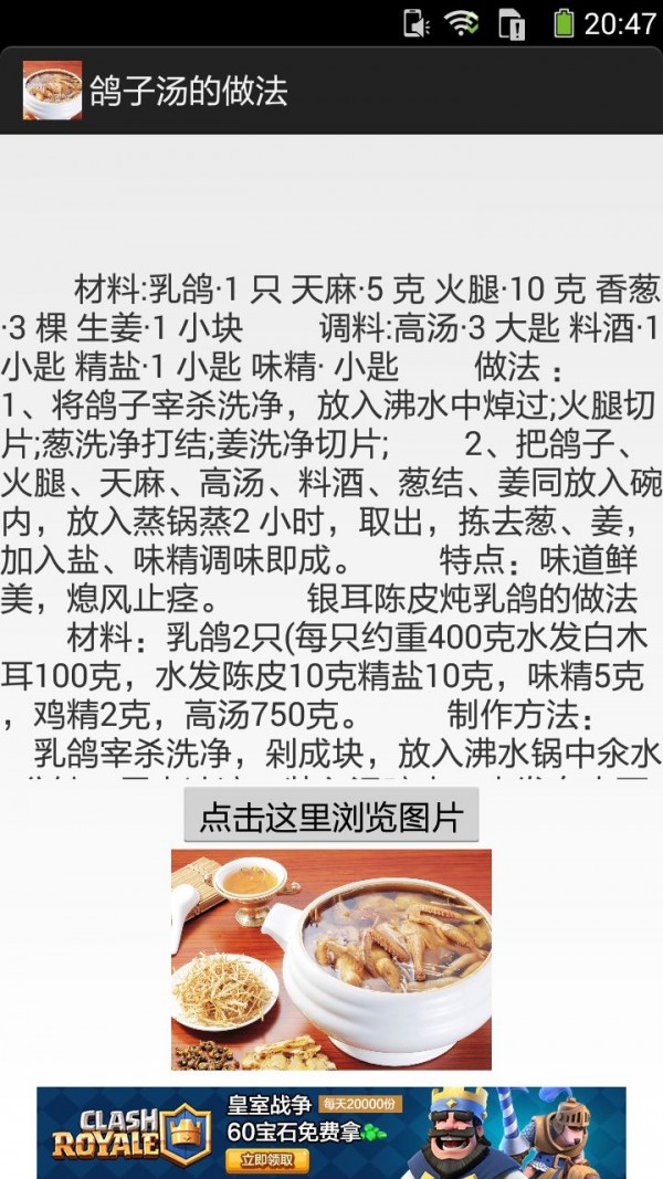 鸽子汤的做法图文