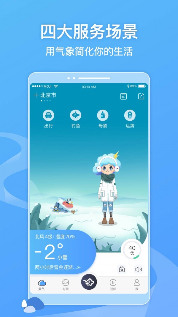 蓝色天气